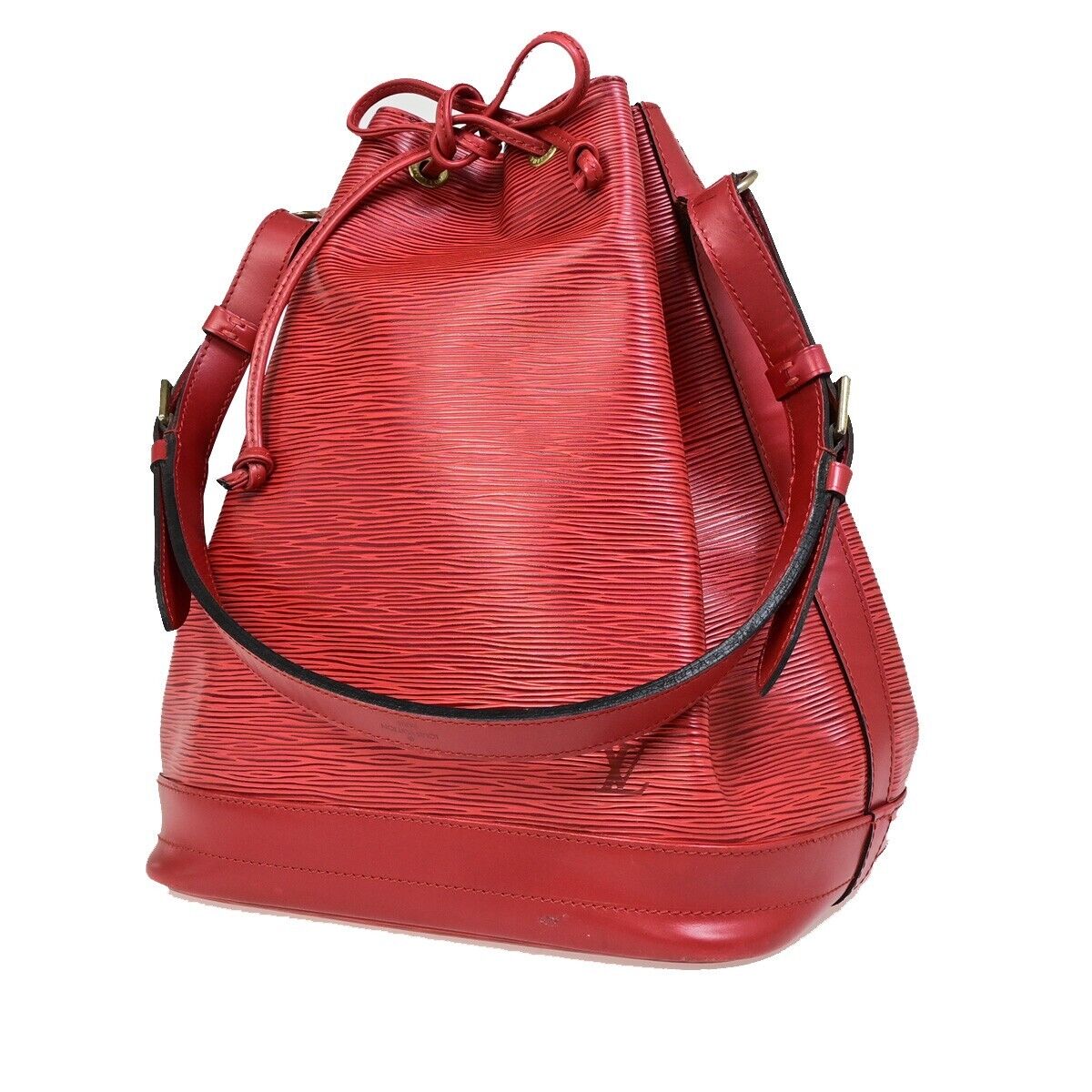 LOUIS VUITTON Noe GM LV Drawstring Shoulder Bag Epi Leather Red M44007 35EB655