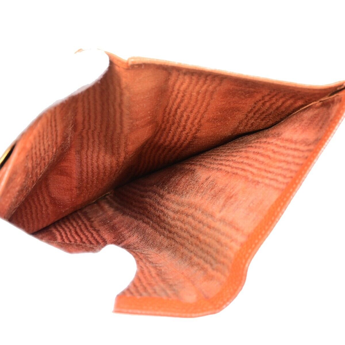 CHANEL CC Long Bifold Wallet Purse Caviar Skin Leather Brown GHW Vintage 62YE756