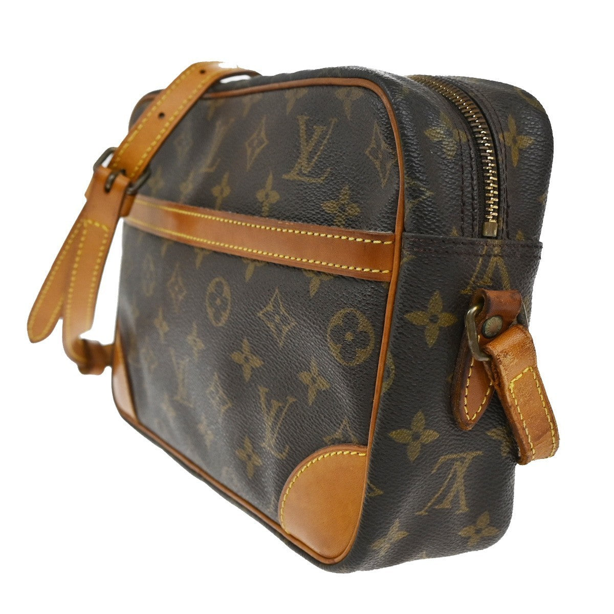 LOUIS VUITTON Trocadero 27 Shoulder Bag Monogram Leather Brown M51274 86CA410