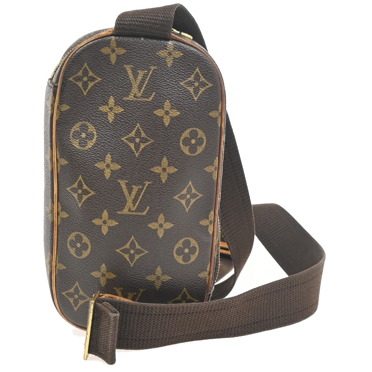 LOUIS VUITTON Pochette Gange Shoulder Bag Monogram Brown Spain M51870 35ZA343