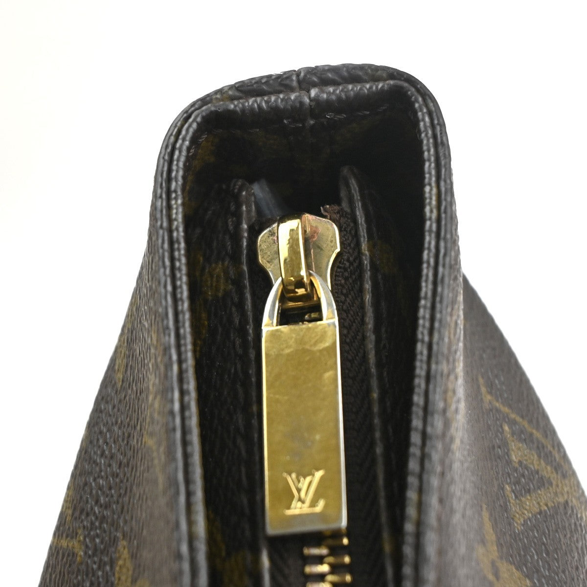 LOUIS VUITTON Cabas Piano Shoulder Bag Monogram Leather Brown M51148 82YJ148