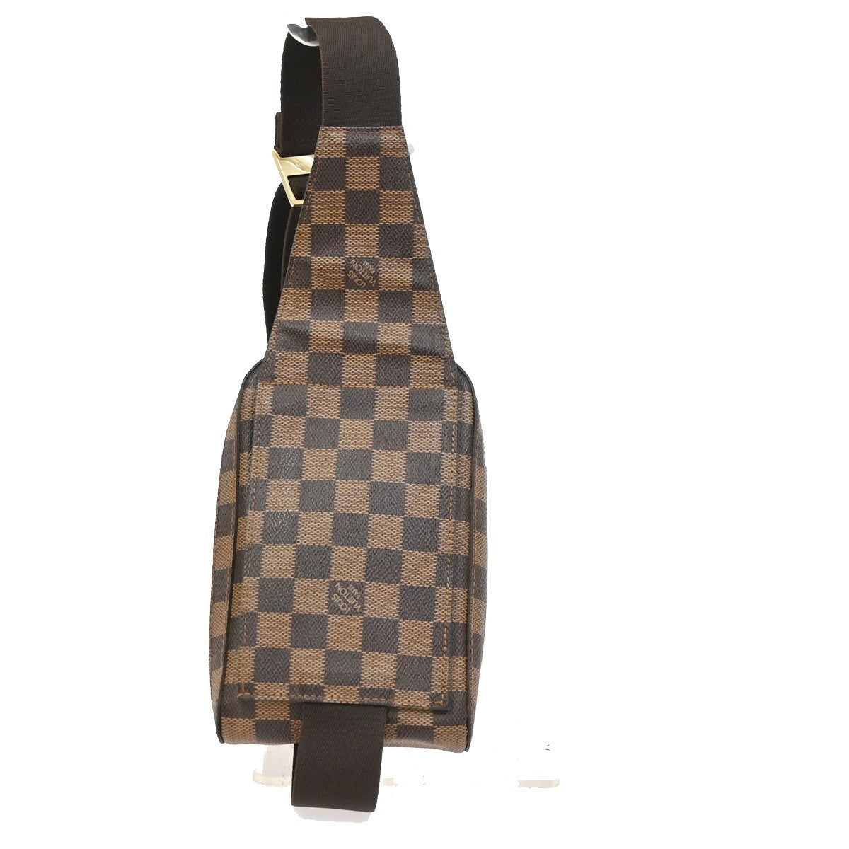 LOUIS VUITTON Geronimos Bum Body Bag Damier Leather Brown Spain N51994 77YH914