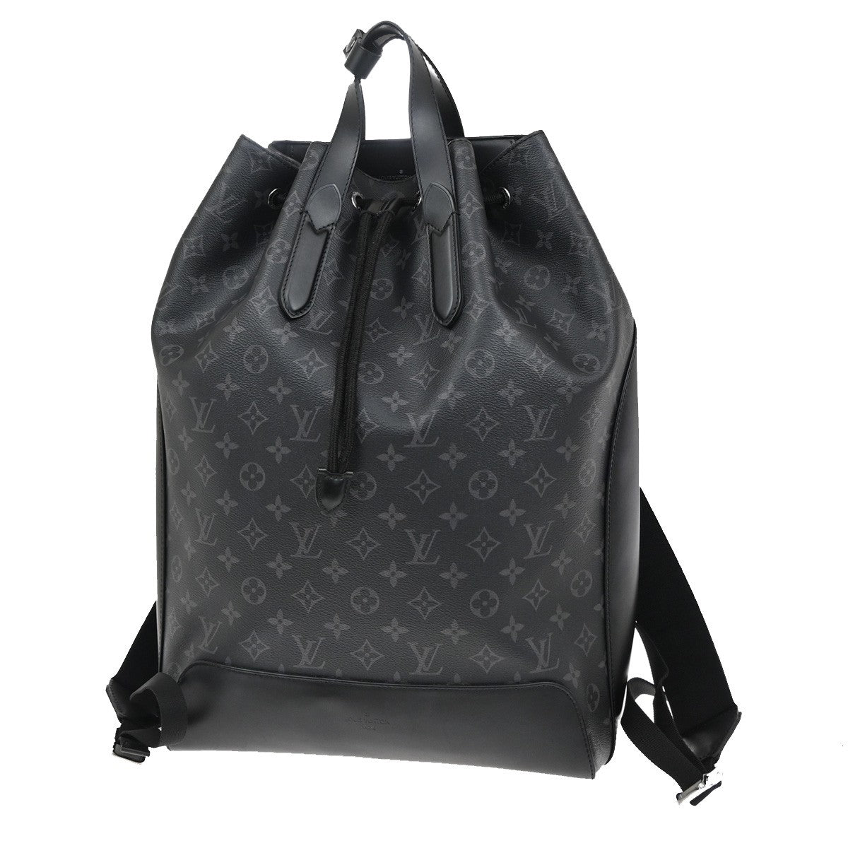 LOUIS VUITTON Explorer Backpack Bag Monogram Eclipse Leather BK M40527 691RL414