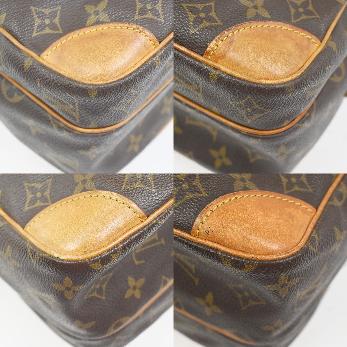 LOUIS VUITTON Nile Crossbody Shoulder Bag Monogram Leather Brown M45244 39KC979