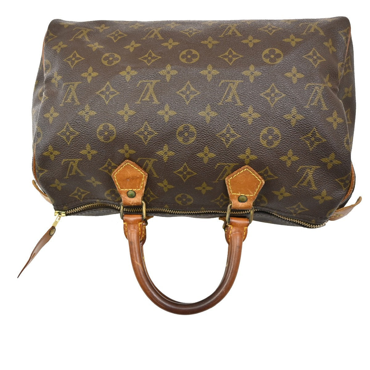 LOUIS VUITTON Speedy 30 Travel Hand Bag Monogram Leather Brown M41526 31CA252