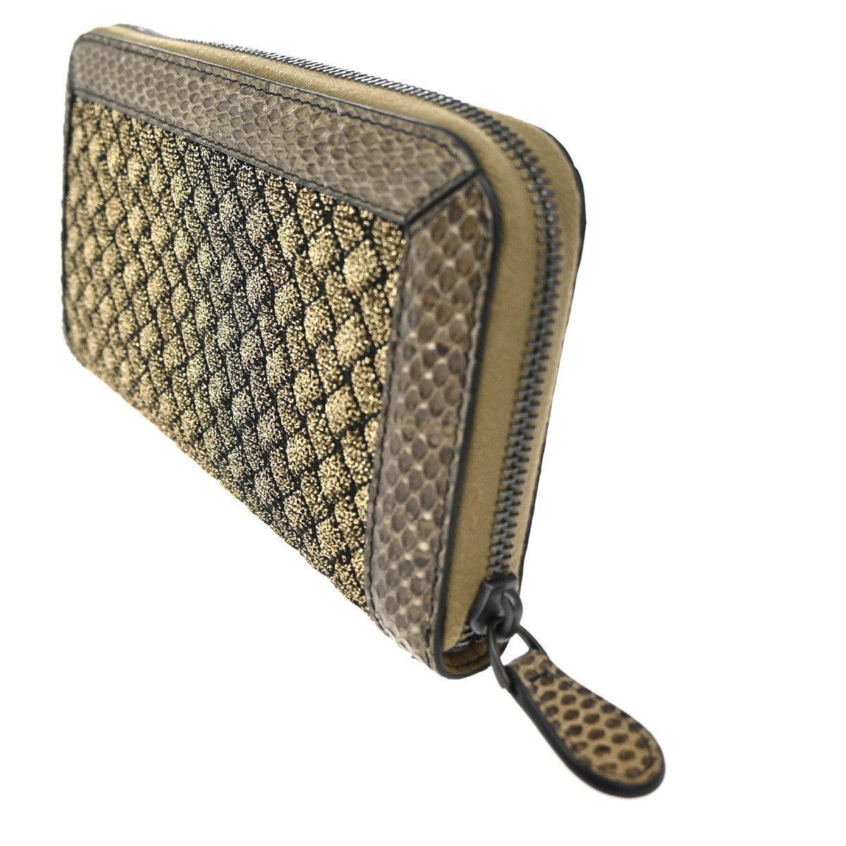 BOTTEGA VENETA  Intrecciato Zippy Long Wallet  Embossing Leather BN 64TA432