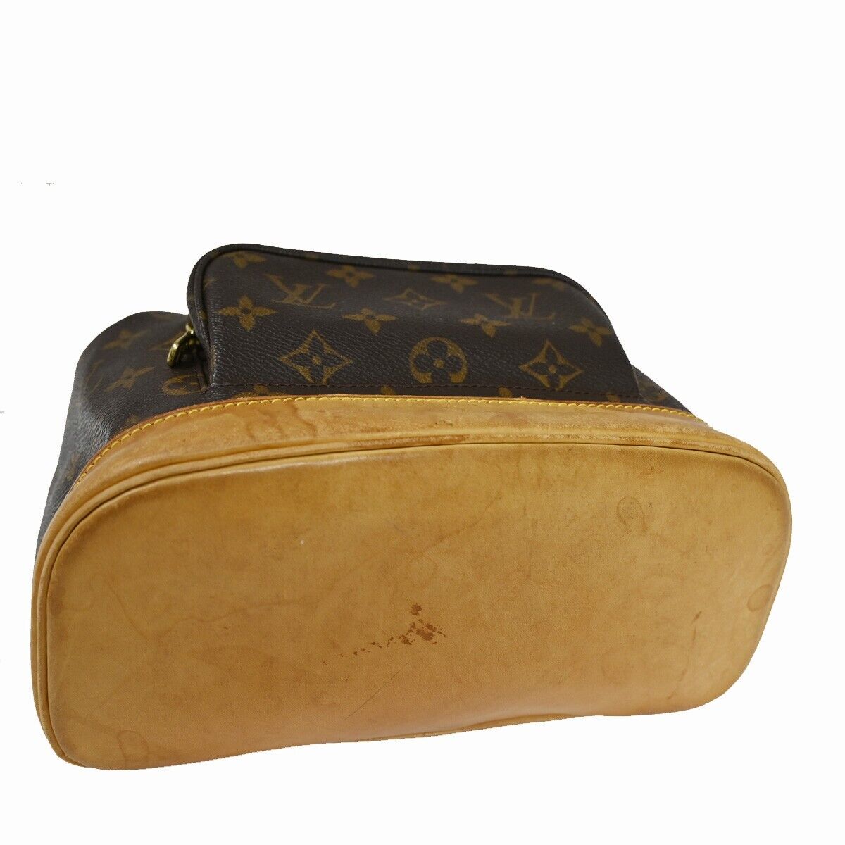 LOUIS VUITTON Montsouris MM Backpack Bag Monogram Leather Brown M51136 11HB861