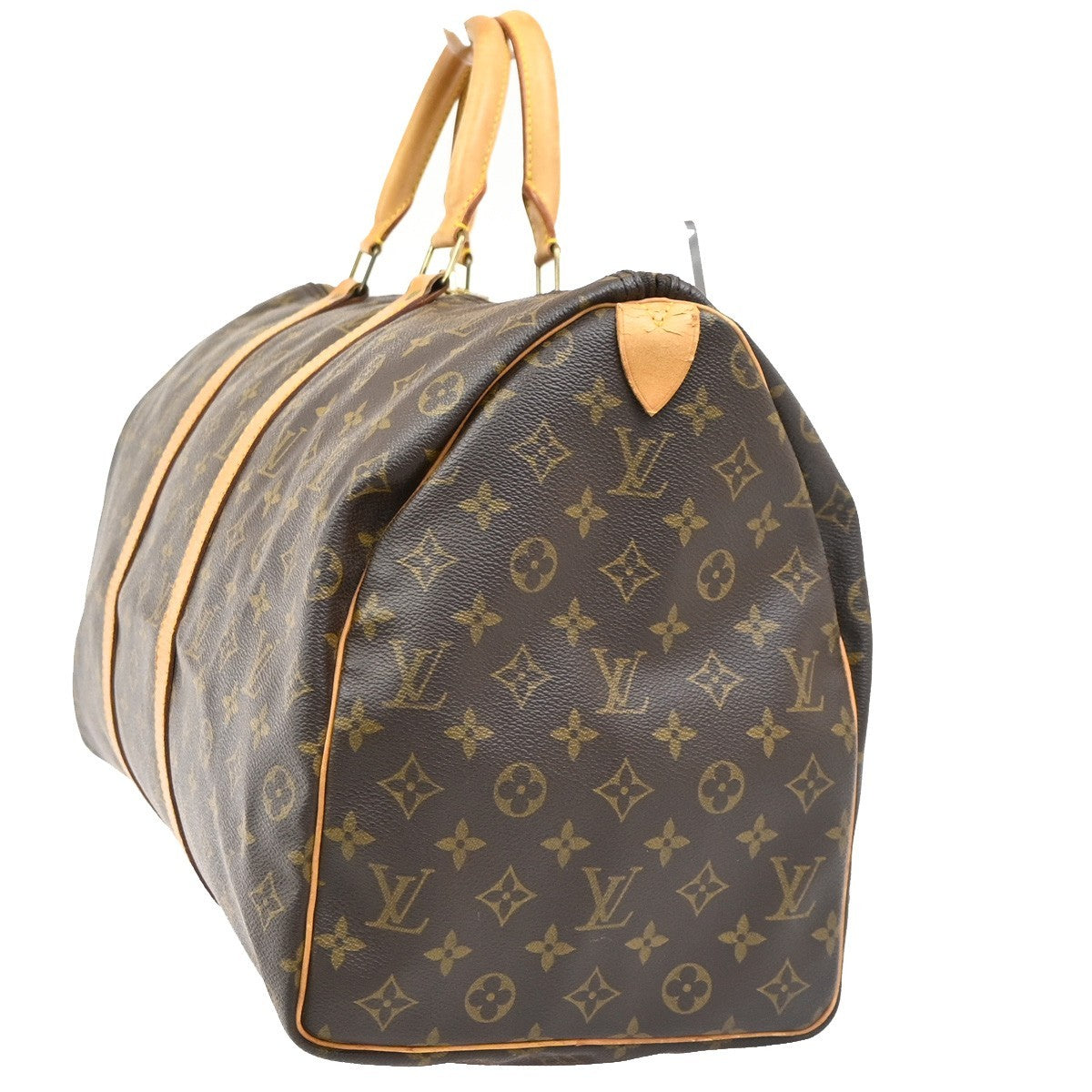 LOUIS VUITTON Keepall 50 Travel Hand Bag Monogram Leather Brown M41426 92PA113