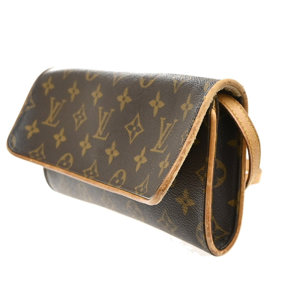 LOUIS VUITTON Pochette Twin GM 2Way Shoulder Bag Monogram Brown M51852 33PA005