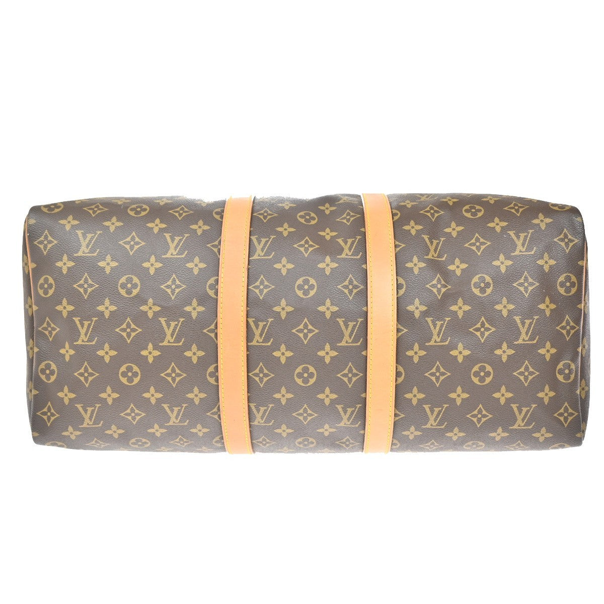 LOUIS VUITTON Keepall 50 Travel Hand Bag Monogram Leather Brown M41426 73EF978