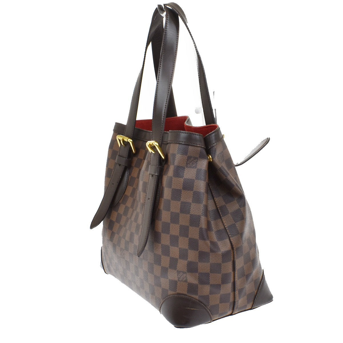 LOUIS VUITLOUIS VUITTON Hampstead MM Shoulder Bag Damier Leather N51204 70KB254