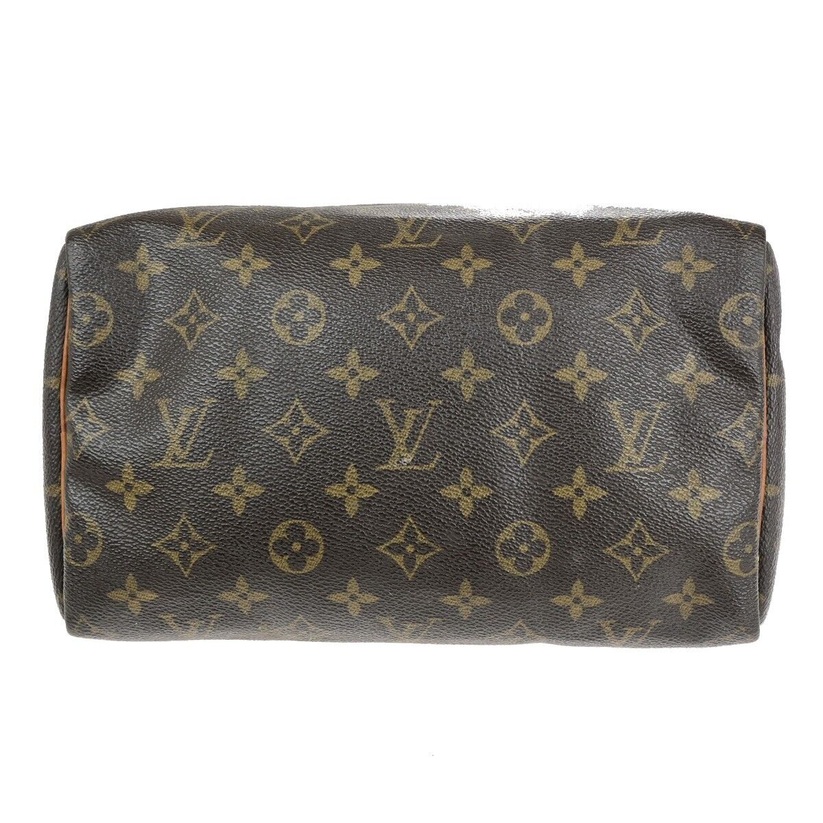 LOUIS VUITTON Speedy 25 Travel Hand Bag Monogram Leather Brown M41528 88ED108