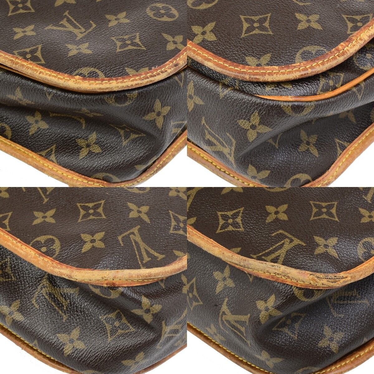 LOUIS VUITTON Messenger Bosphore GM Shoulder Bag Monogram Leather M40105 35ED315