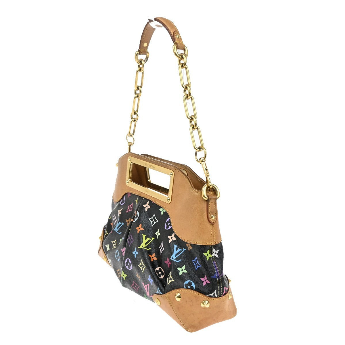 LOUIS VUITTON Judy MM Chain Hand Bag Monogram Multi Leather BK M40256 54RL420