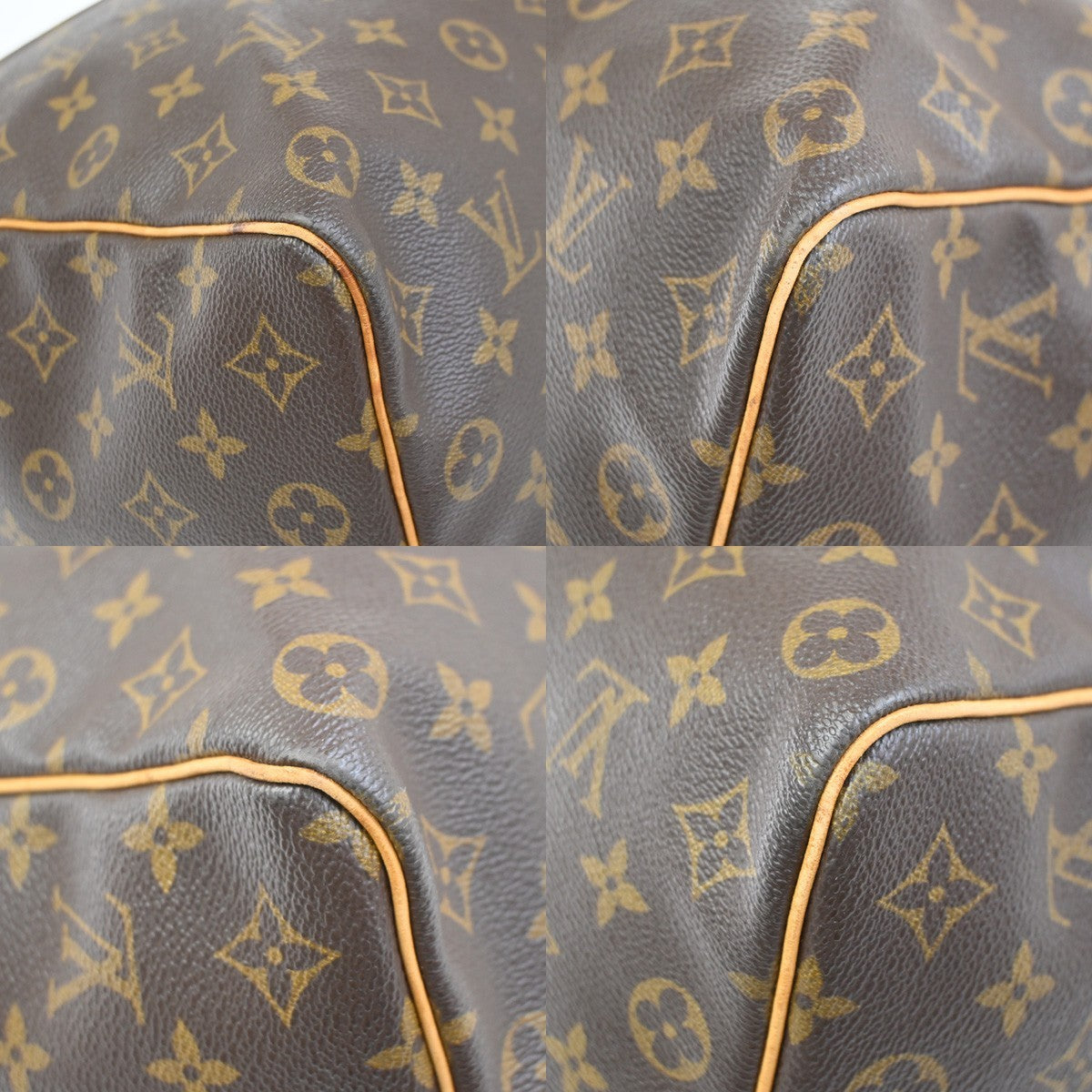 LOUIS VUITTON Keepall 50 Travel Hand Bag Monogram Leather Brown M41426 79YH910