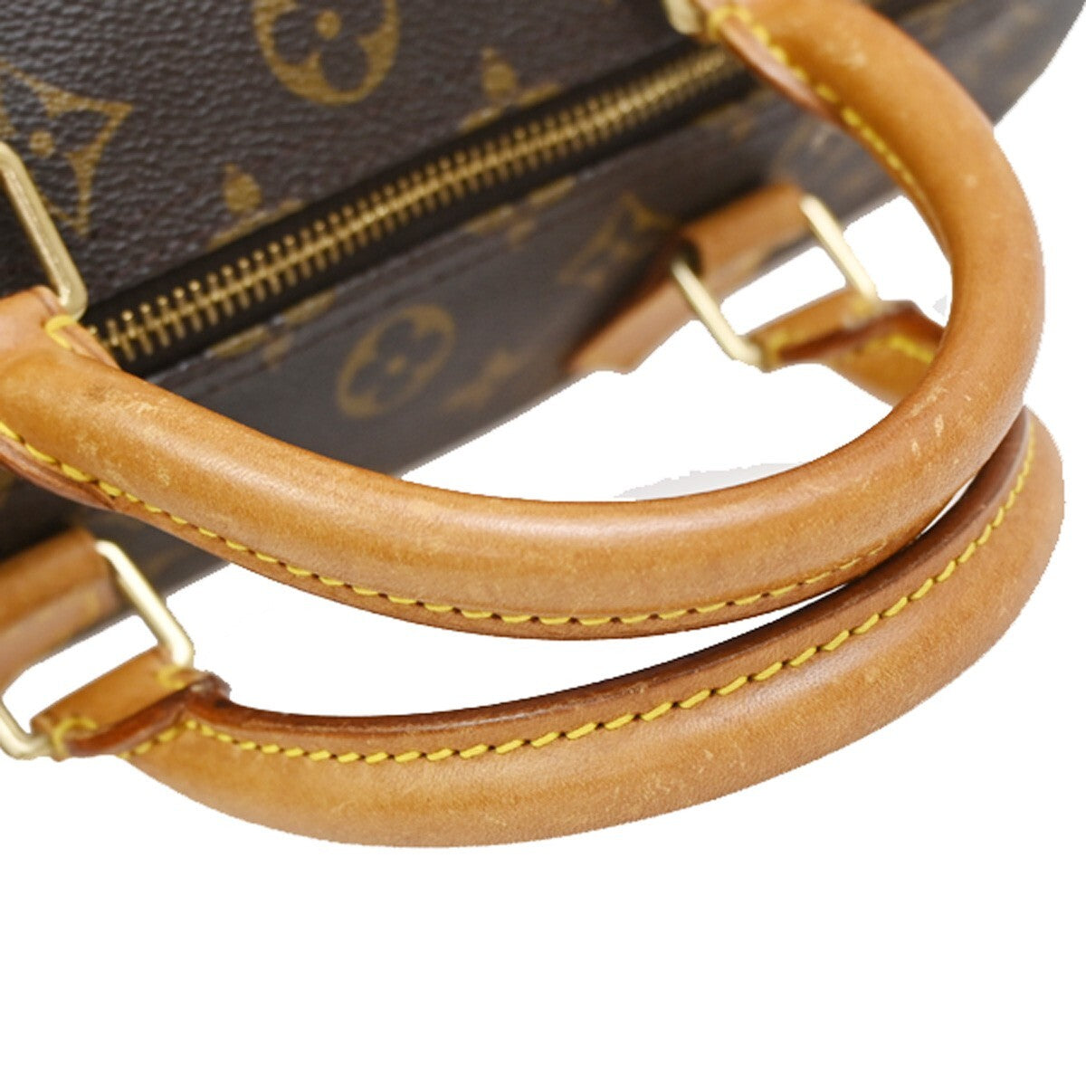 LOUIS VUITTON Speedy 30 Travel Hand Bag Monogram Leather Brown M41526 16EE663