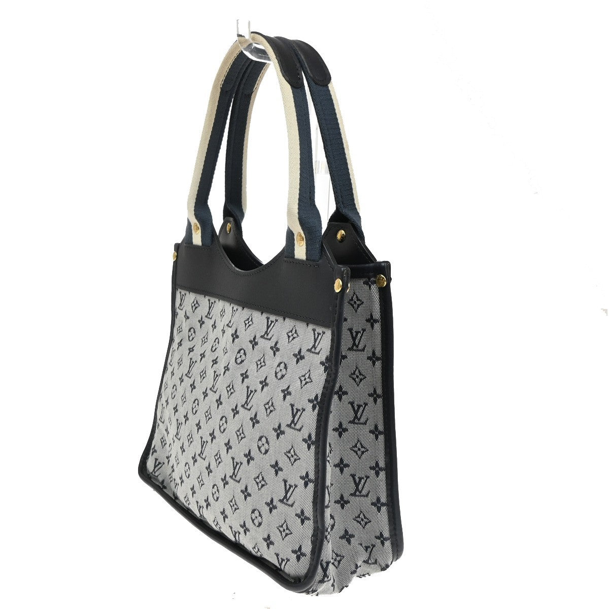 LOUIS VUITTON Sac Catherine Shoulder Bag Monogram Mini Lin  Gray M92325 11TA700