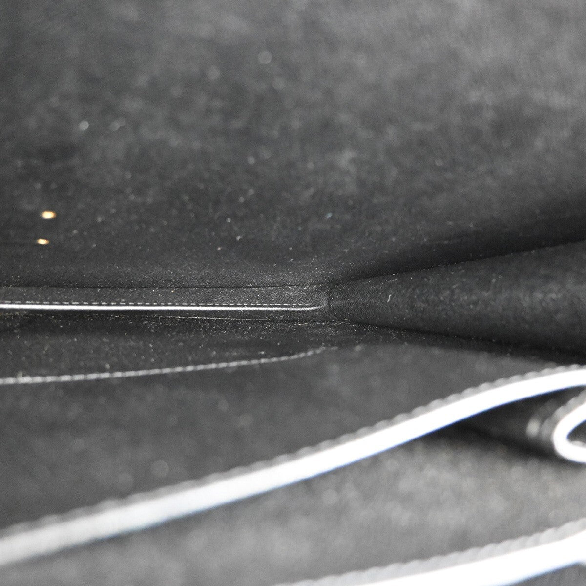 LOUIS VUITTON Serviette Ambassador Briefcase Bag Epi Black GHW M54412 30EE720