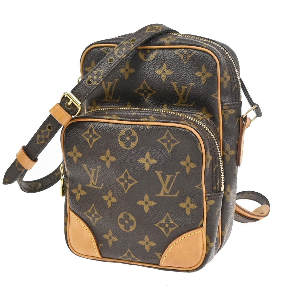 LOUIS VUITTON Amazon Crossbody Shoulder Bag Monogram Leather BN M45236 75KC900