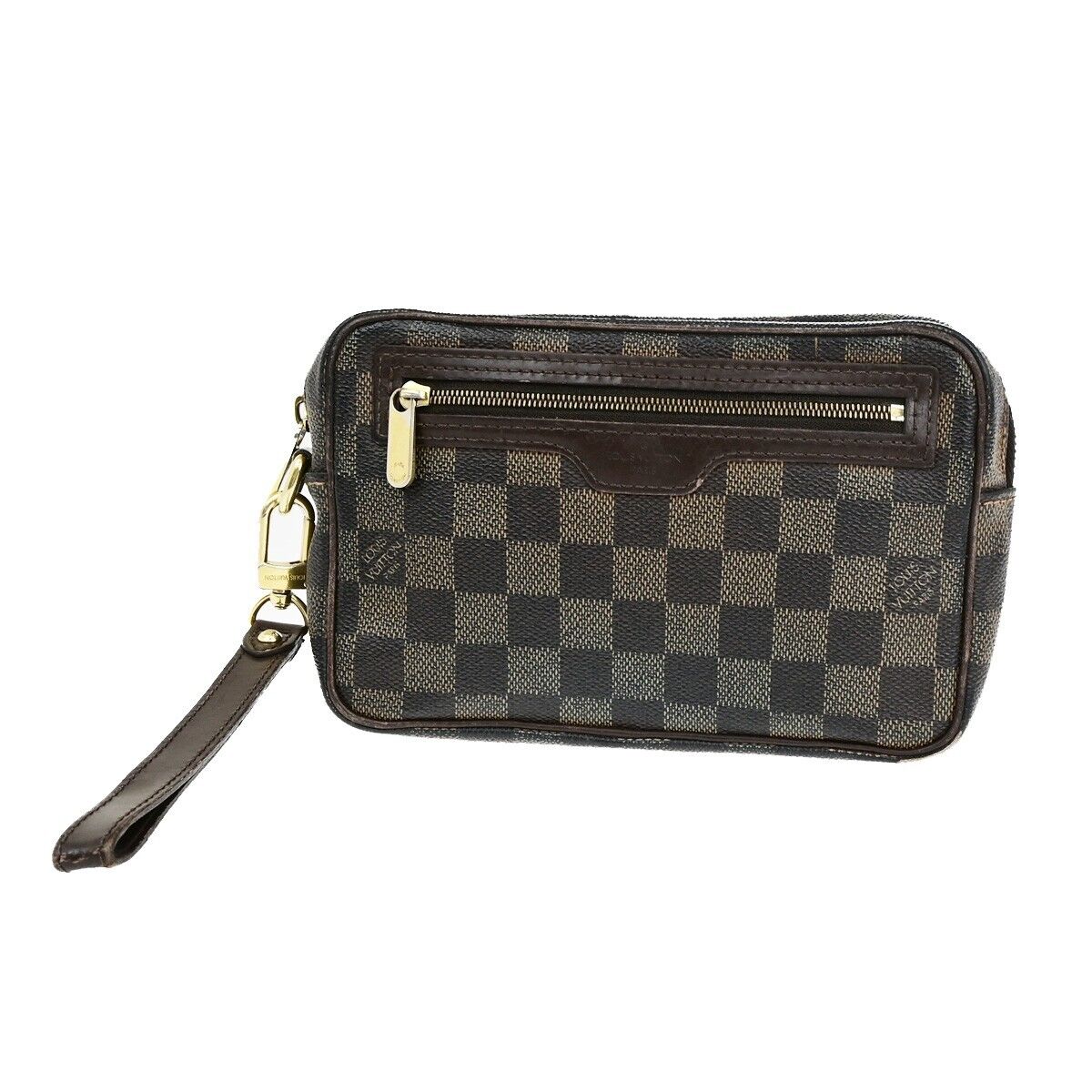 LOUIS VUITTON  Pochette Bier Macau Clutch Bag Damier  Leather BN N61739 63EC933