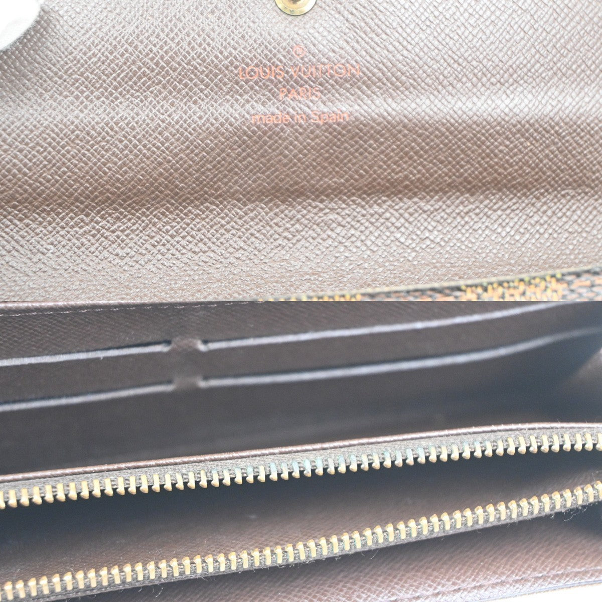 LOUIS VUITTON Porte Monnaie Credit Wallet Damier Ebene Leather BN N61724 02KC719