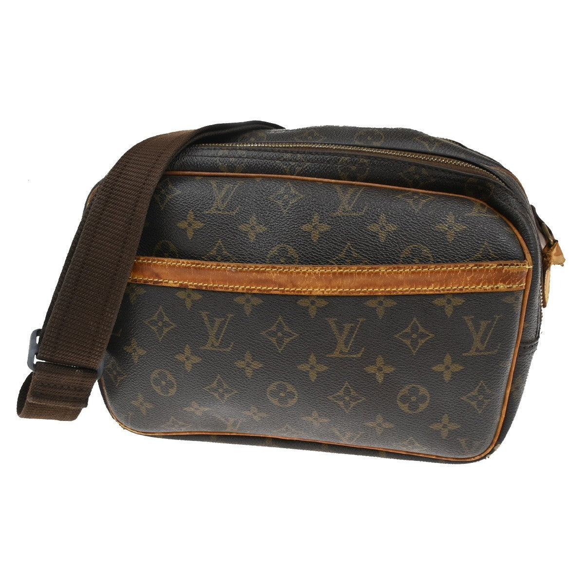 LOUIS VUITTON Reporter PM Crossbody Shoulder Bag Monogram Leather M45254 36CA286