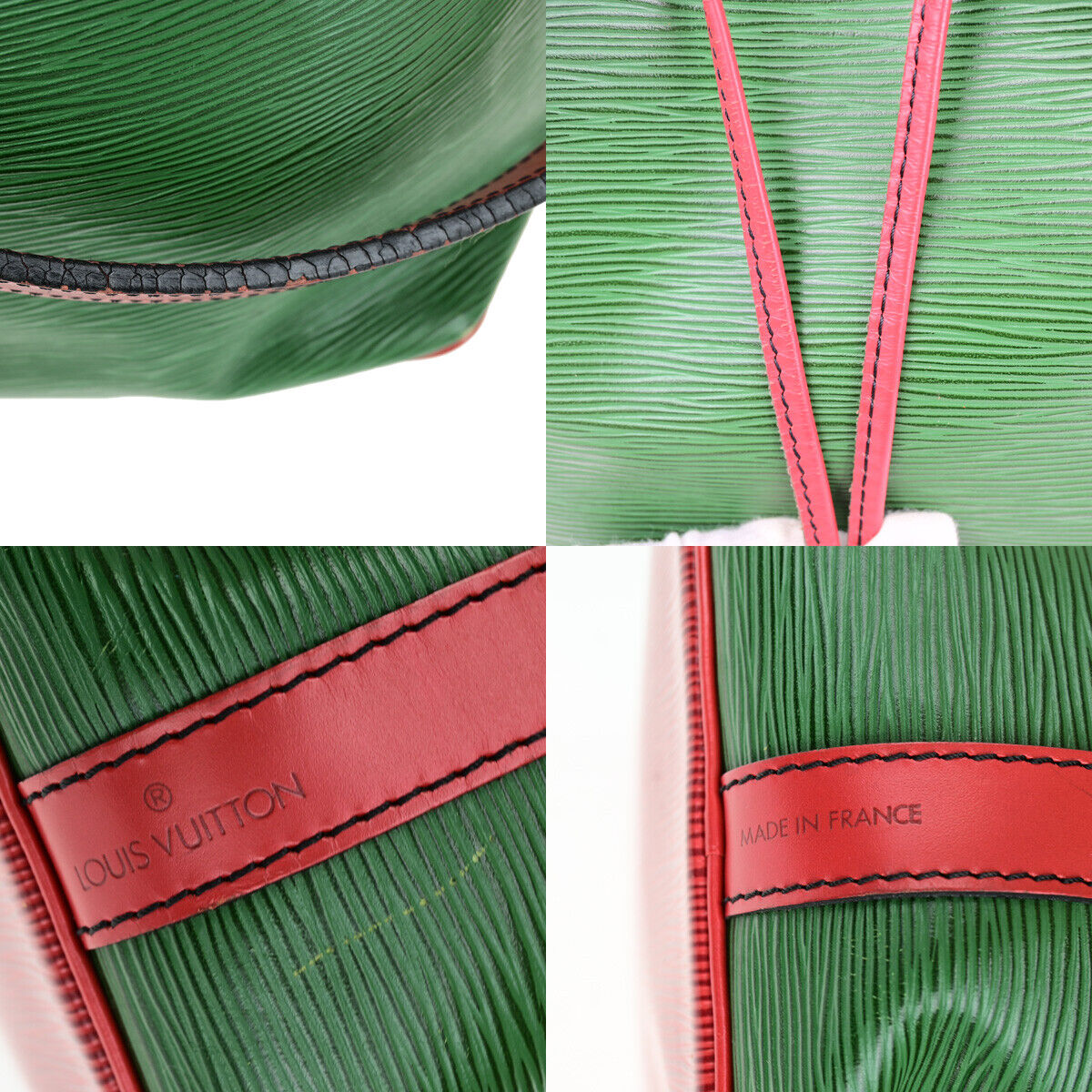 LOUIS VUITTON Petit Noe Drawstring Shoulder Bag Epi Leather GN RD M44147 64YG725