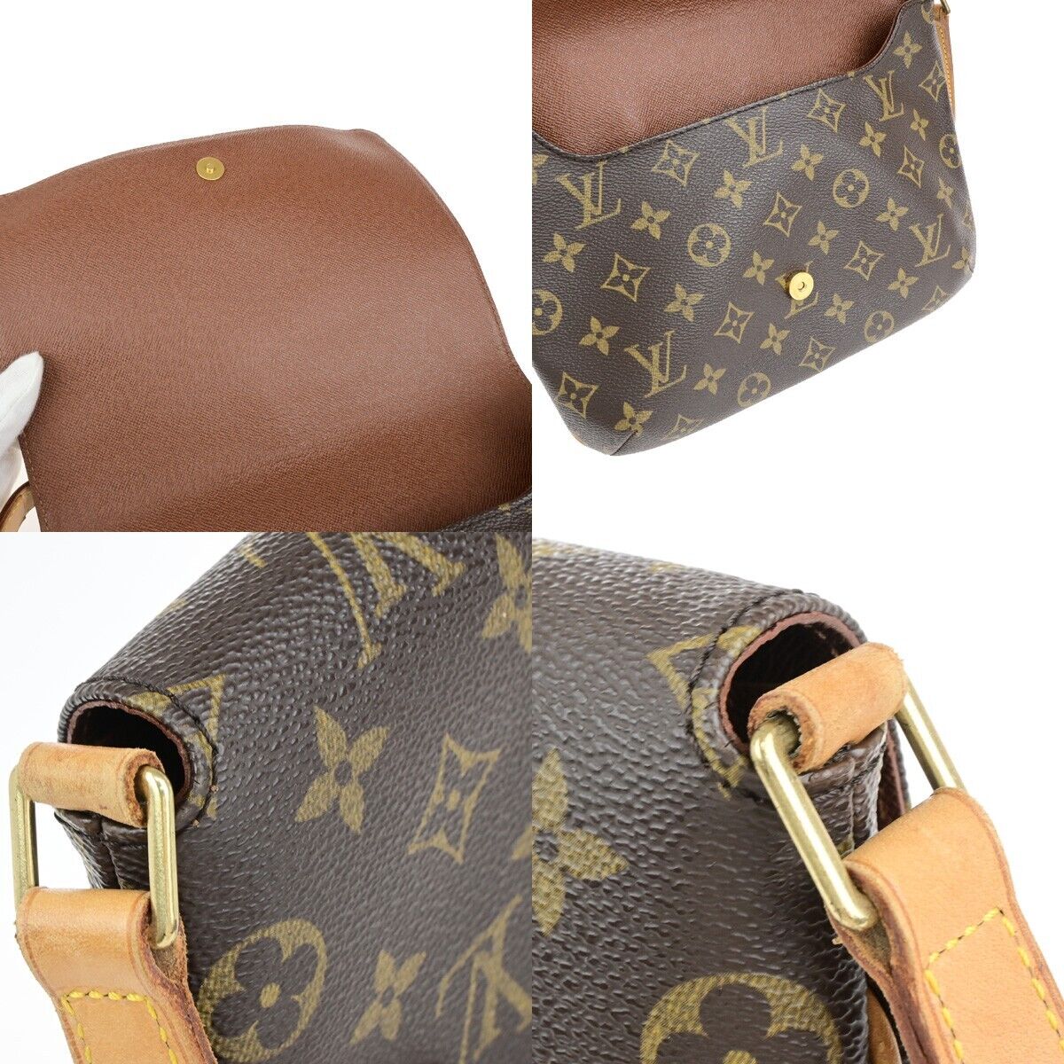 LOUIS VUITTON Musette Tango Short Shoulder Bag Monogram Leather M51257 76ED227