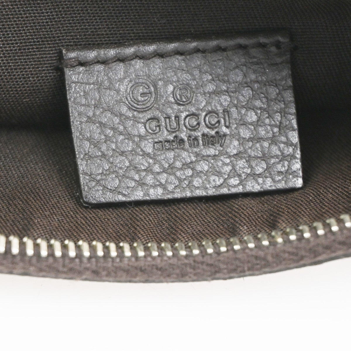 GUCCI Logo Nailhead Tote Hand Bag and Pouch Bag 2Set Canvas Leather 30KC910