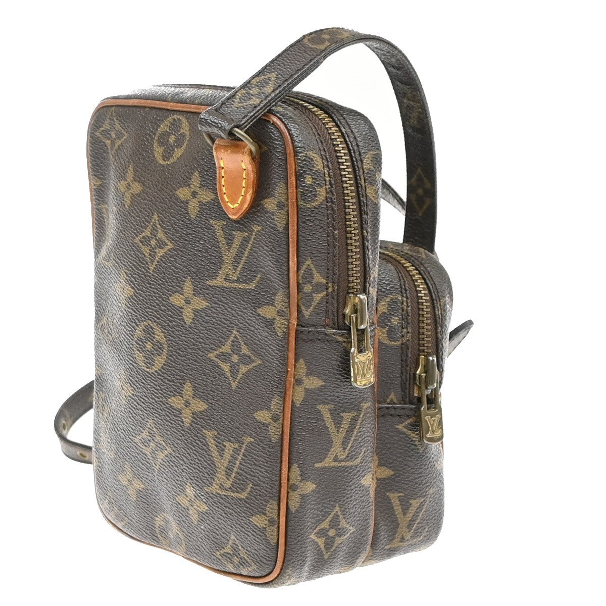LOUIS VUITTON Mini Amazon Shoulder Bag Monogram Leather Brown M45238 32KP610