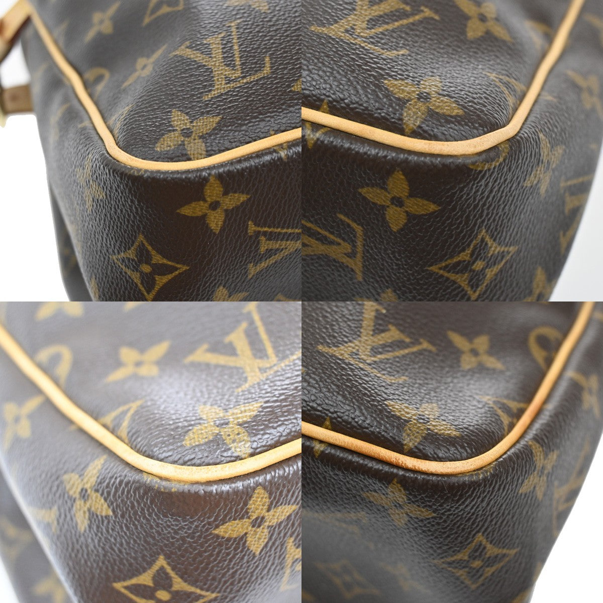 LOUIS VUITTON Batignolles Tote Hand Bag Monogram Leather Brown M51156 17TA054