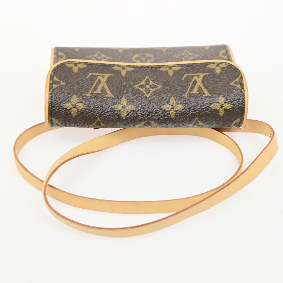 LOUIS VUITTON Pochette Florentine S Bum Bag Monogram Leather BN M51855 73KD168