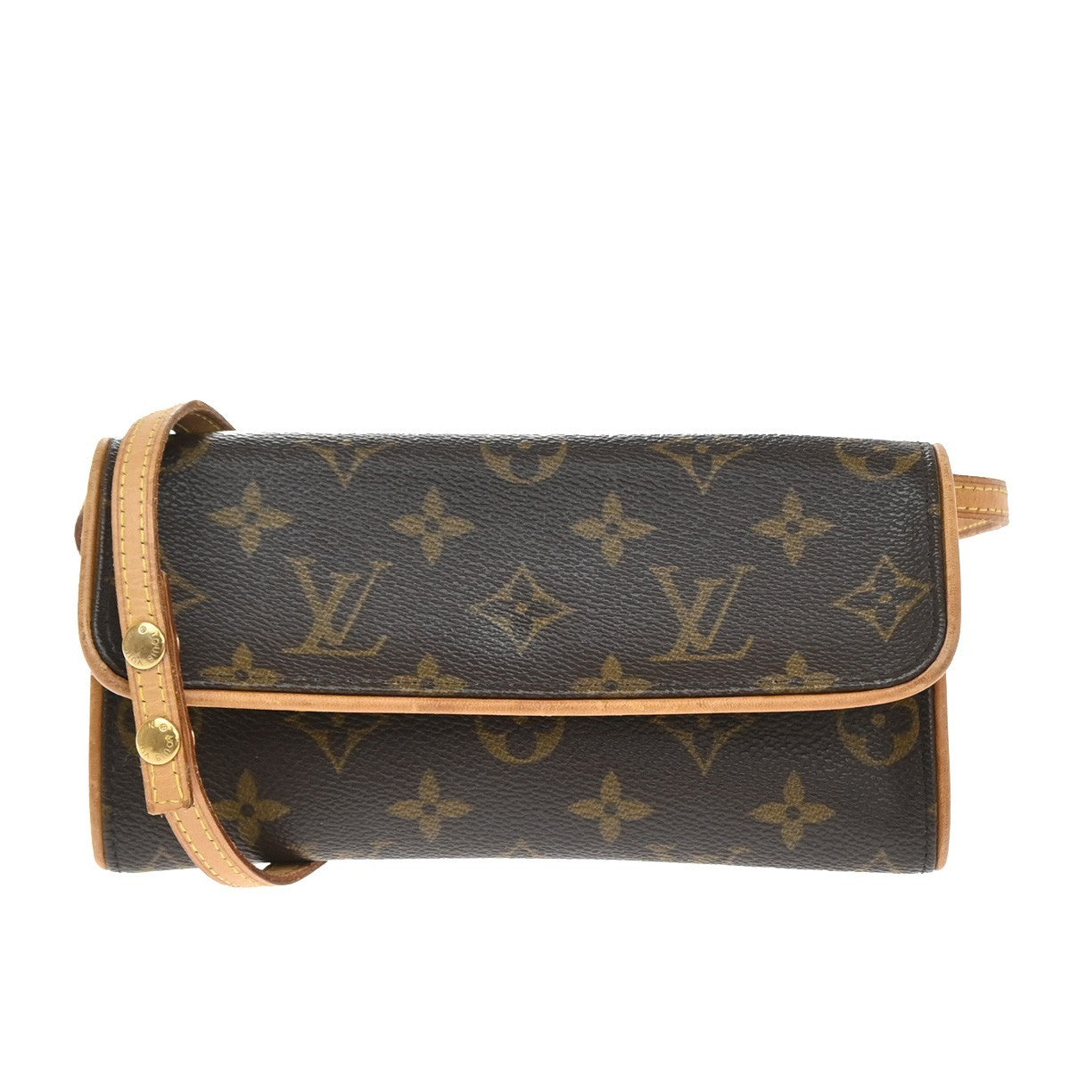 LOUIS VUITTON Pochette Twin PM 2Way Shoulder Clutch Bag Monogram M51854 34PA037