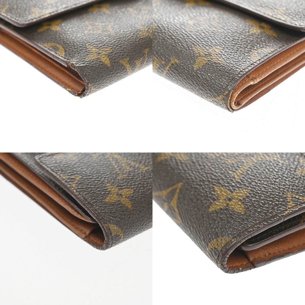 LOUIS VUITTON Porte Tresor Etui Papier Trifold Wallet Monogram BN M61202 04KD002