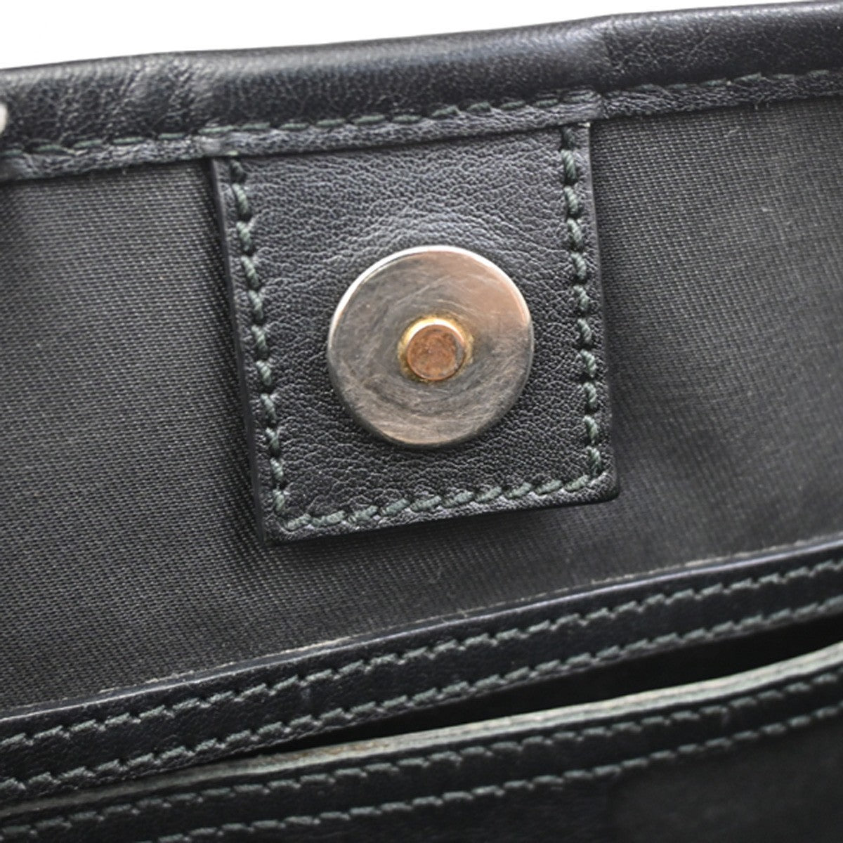 GUCCI GG Crystal Tote Shoulder Bag Coating Canvas Leather Black GHW 60DA042