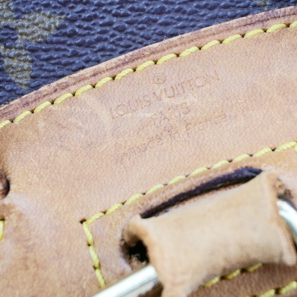LOUIS VUITTON Mini Montsouris Backpack Bag Monogram Leather Brown M51137 70EB471