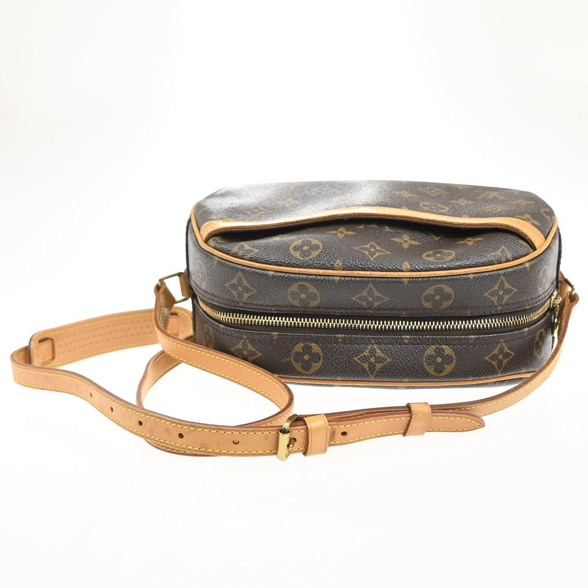 LOUIS VUITTON Blois Crossbody Shoulder Bag Monogram Leather Brown M51221 79MA412