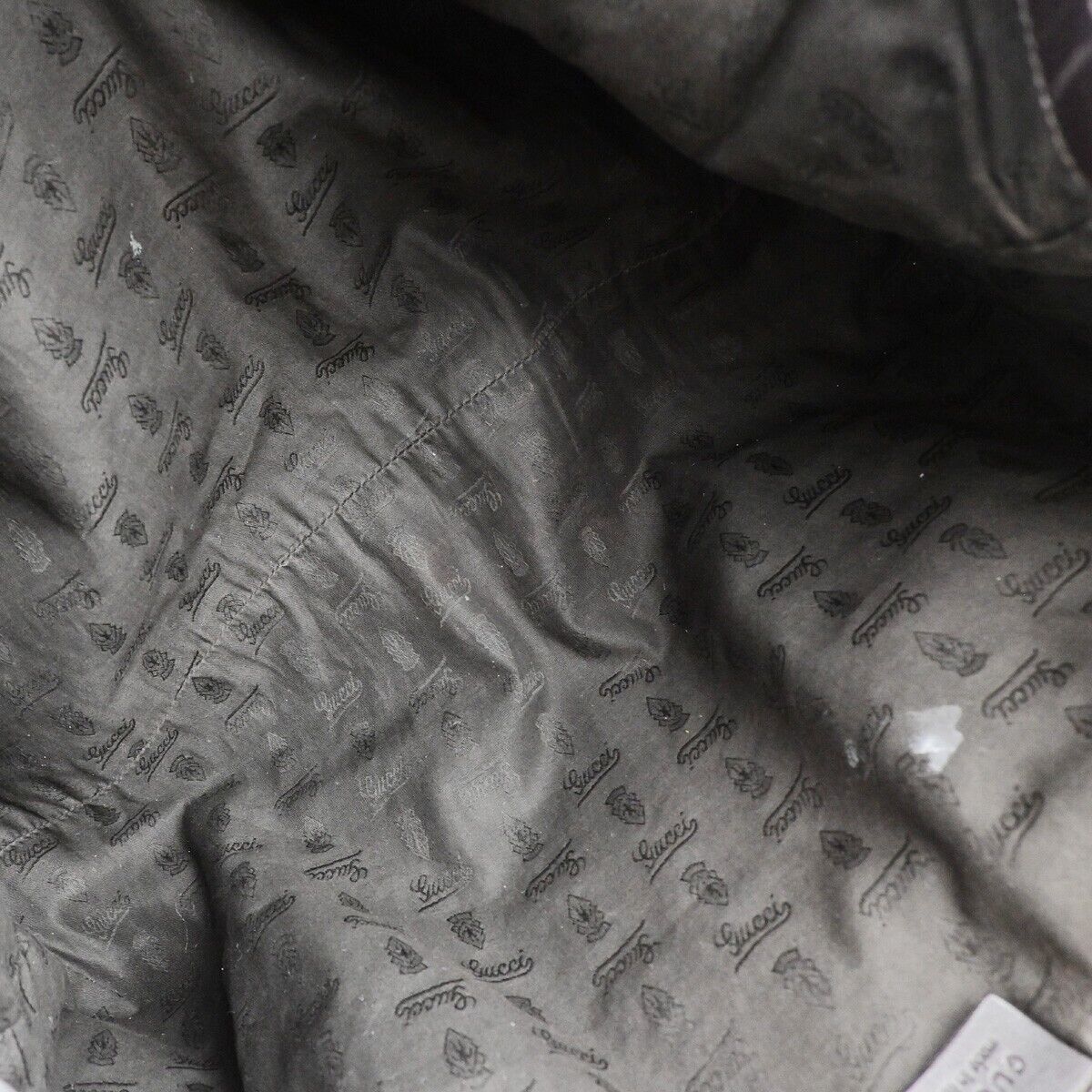 GUCCI Logo Guccissima Sukey GG Pattern Shoulder Bag Leather Brown GHW 83EC987