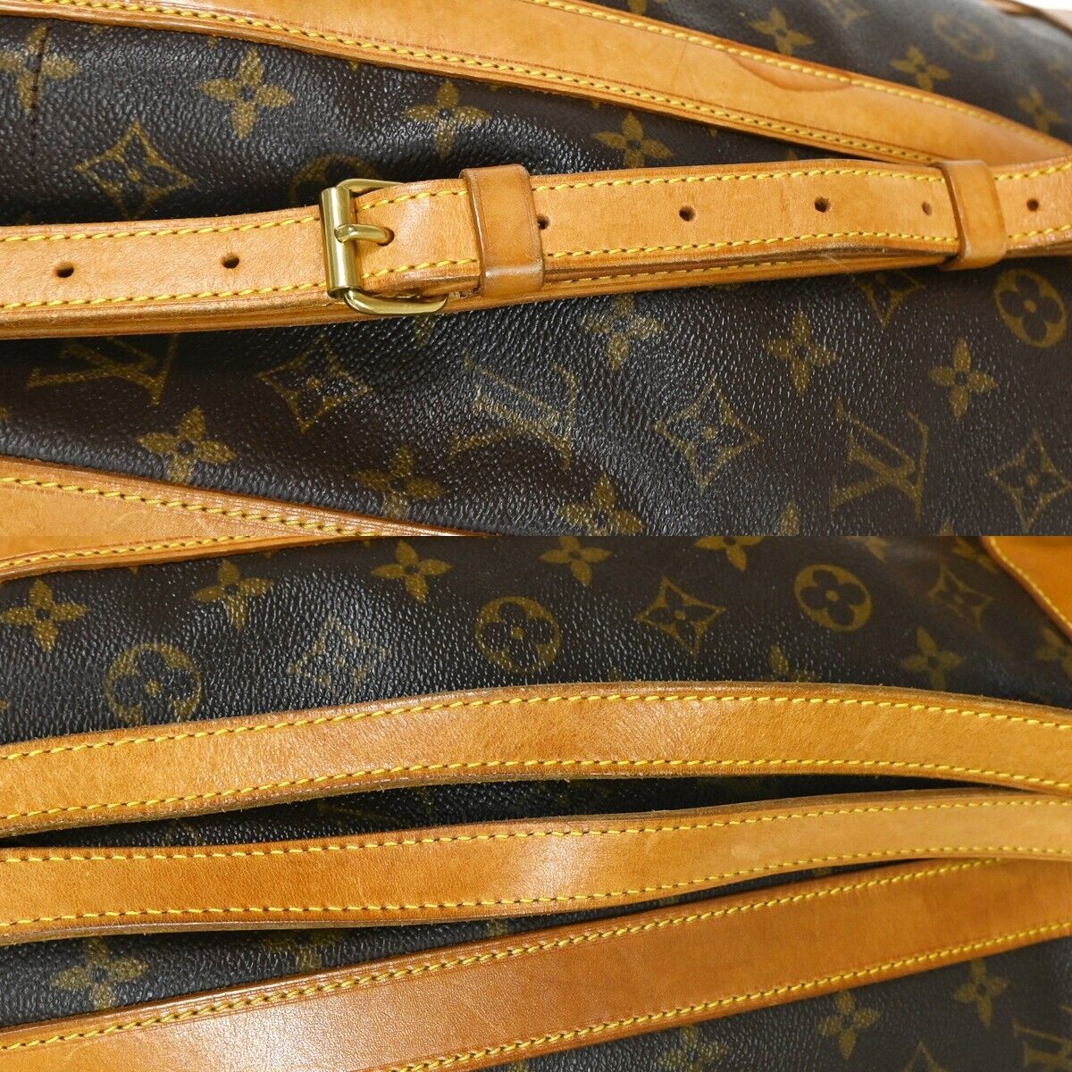 LOUIS VUITTON LV Randonnee PM Shoulder Bag Monogram Leather Brown M42243 83YG821