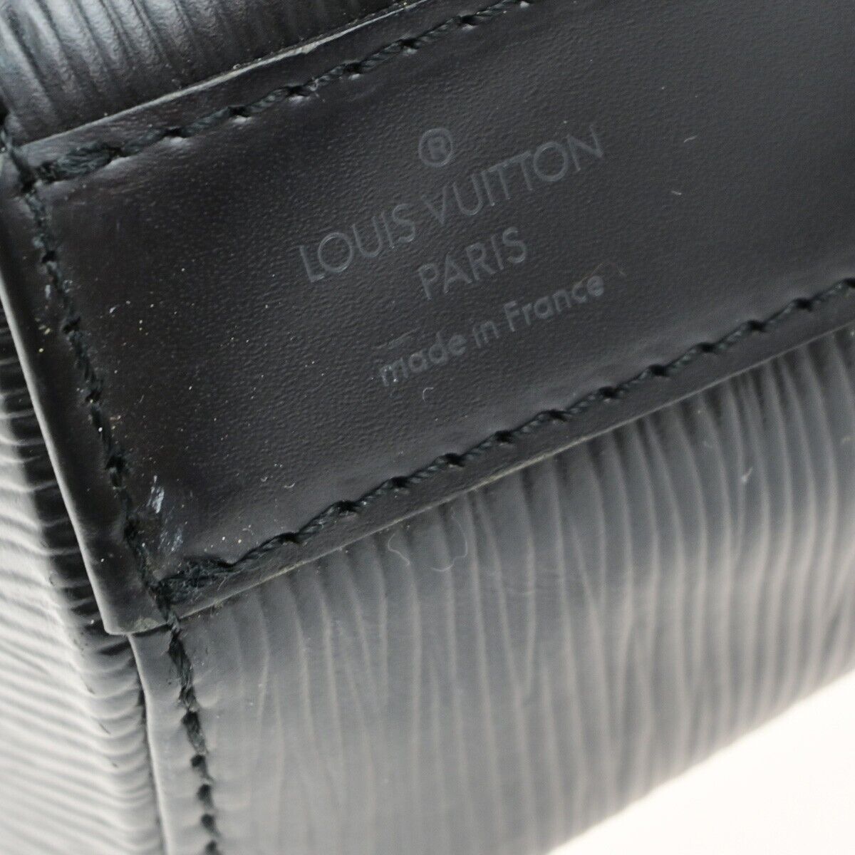 LOUIS VUITTON LV Sac A Dos Shoulder Bag Epi Leather Black France M80153 86ED683