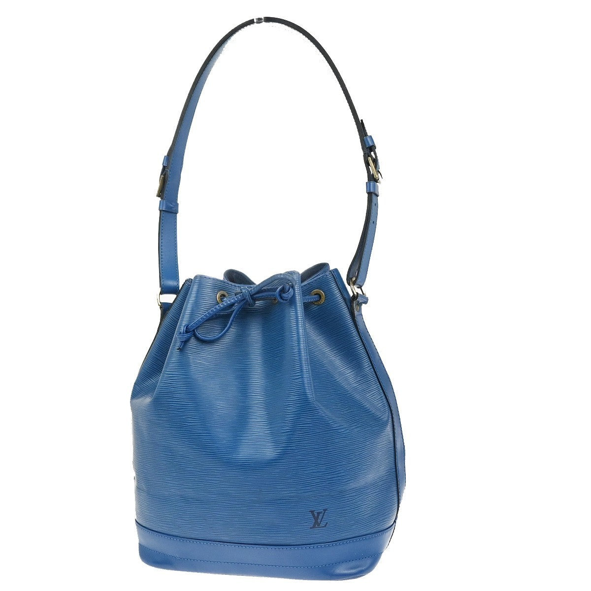 LOUIS VUITTON Noe GM Drawstring Shoulder Bag Epi Leather Blue M44005 80MA217