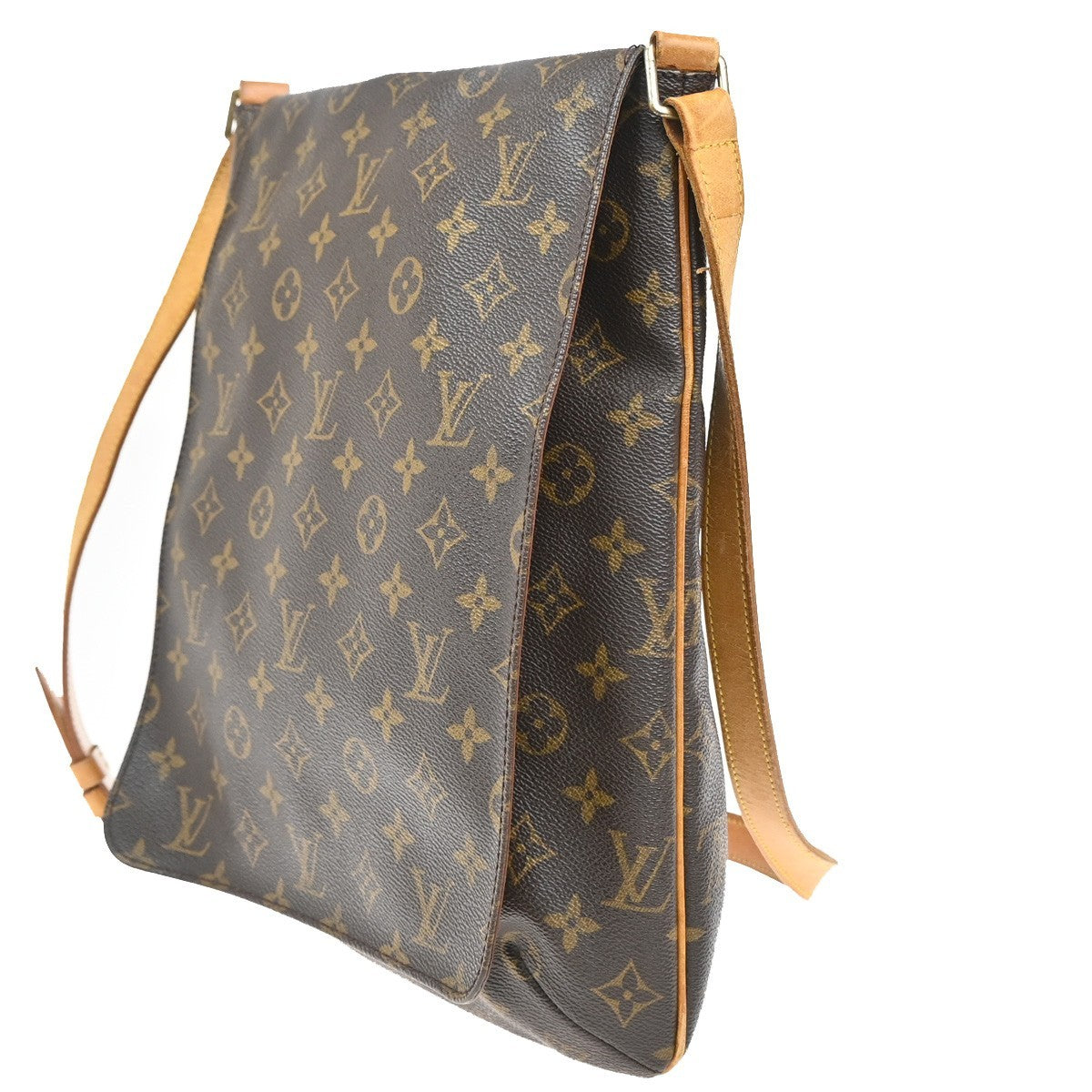 LOUIS VUITTON Musette Shoulder Bag Monogram Leather Brown France M51256 82KP596