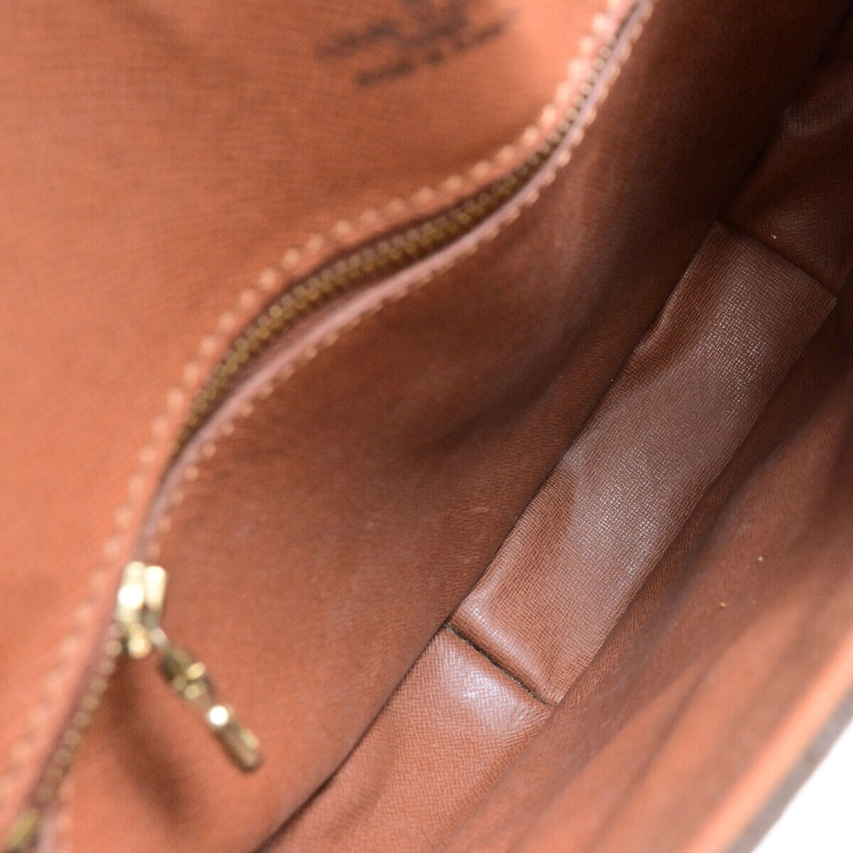 LOUIS VUITTON Chantilly GM Shoulder Bag Monogram Leather Brown M51232 62YG540