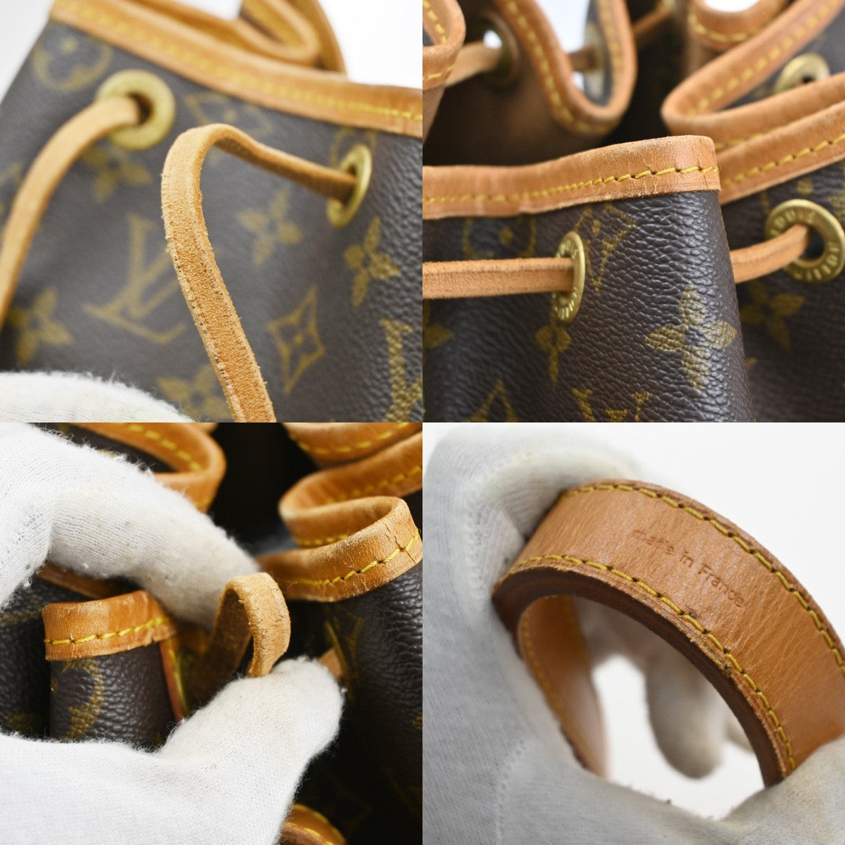 LOUIS VUITTON Noe GM Drawstring Shoulder Bag Monogram Leather BN M42224 15CA930