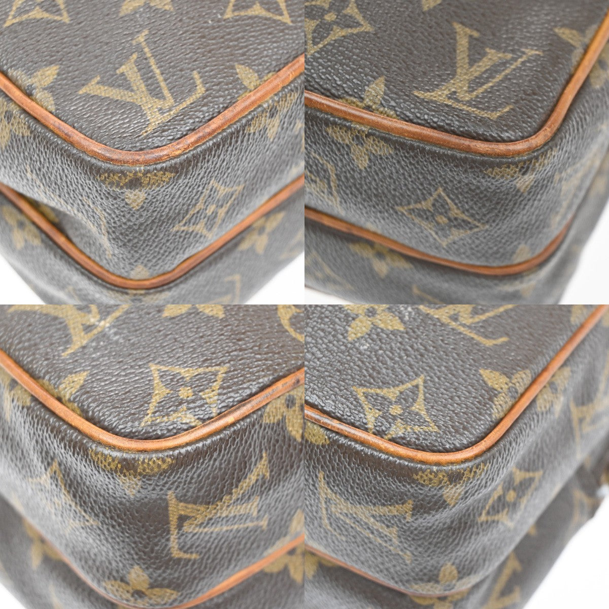 LOUIS VUITTON Mini Amazon Shoulder Bag Monogram Leather Brown M45238 32KP610