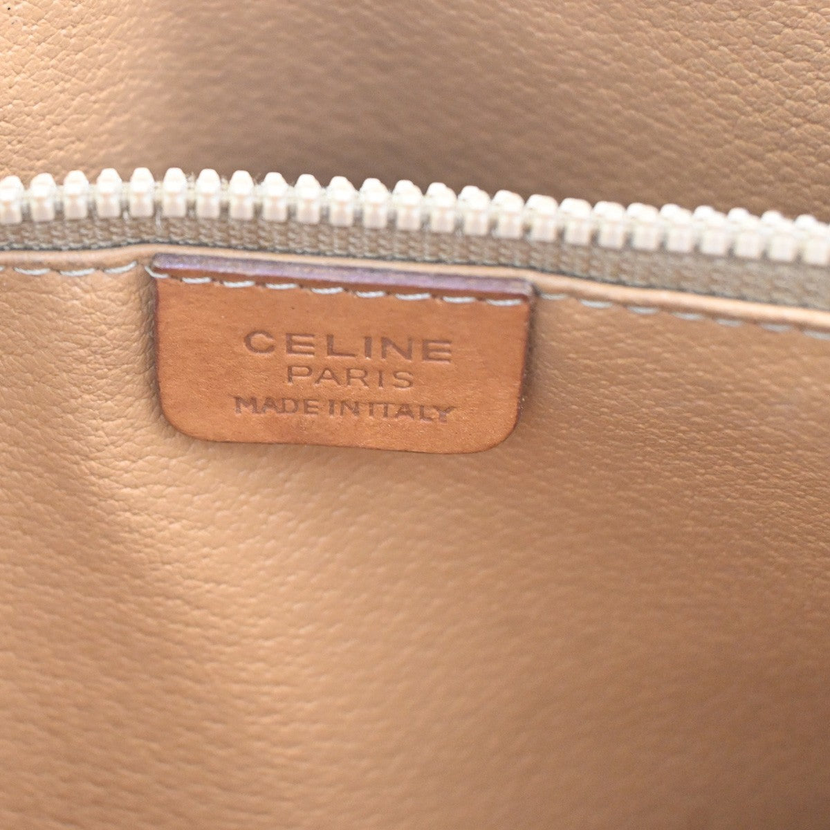 CELINE Logo Macadam Pattern Shoulder Teto Bag PVC Leather BN GHW Italy 60KC736