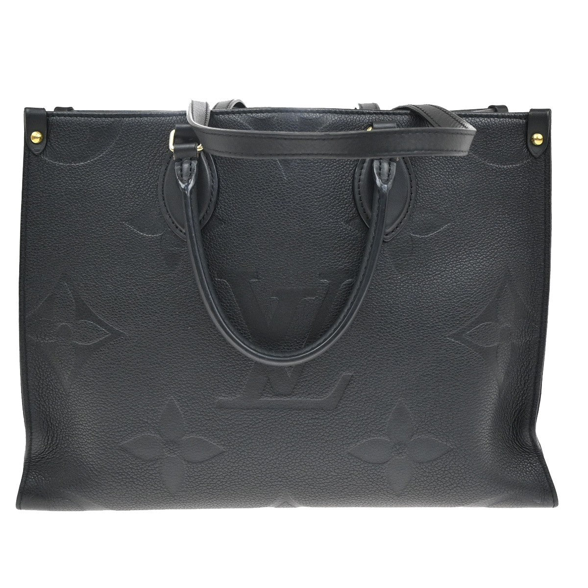 LOUIS VUITTON OnTheGo MM 2Way Hand Bag Monogram Empreinte Black M45595 652RF708