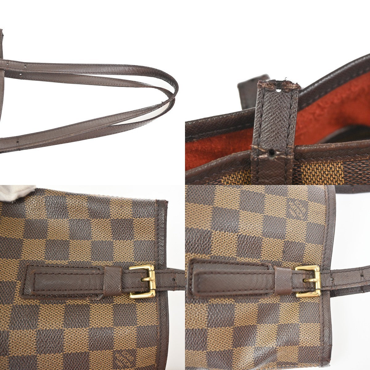 LOUIS VUITTON Marais Shoulder Bag Damier Ebene Leather BN N42240 France 05ZA371