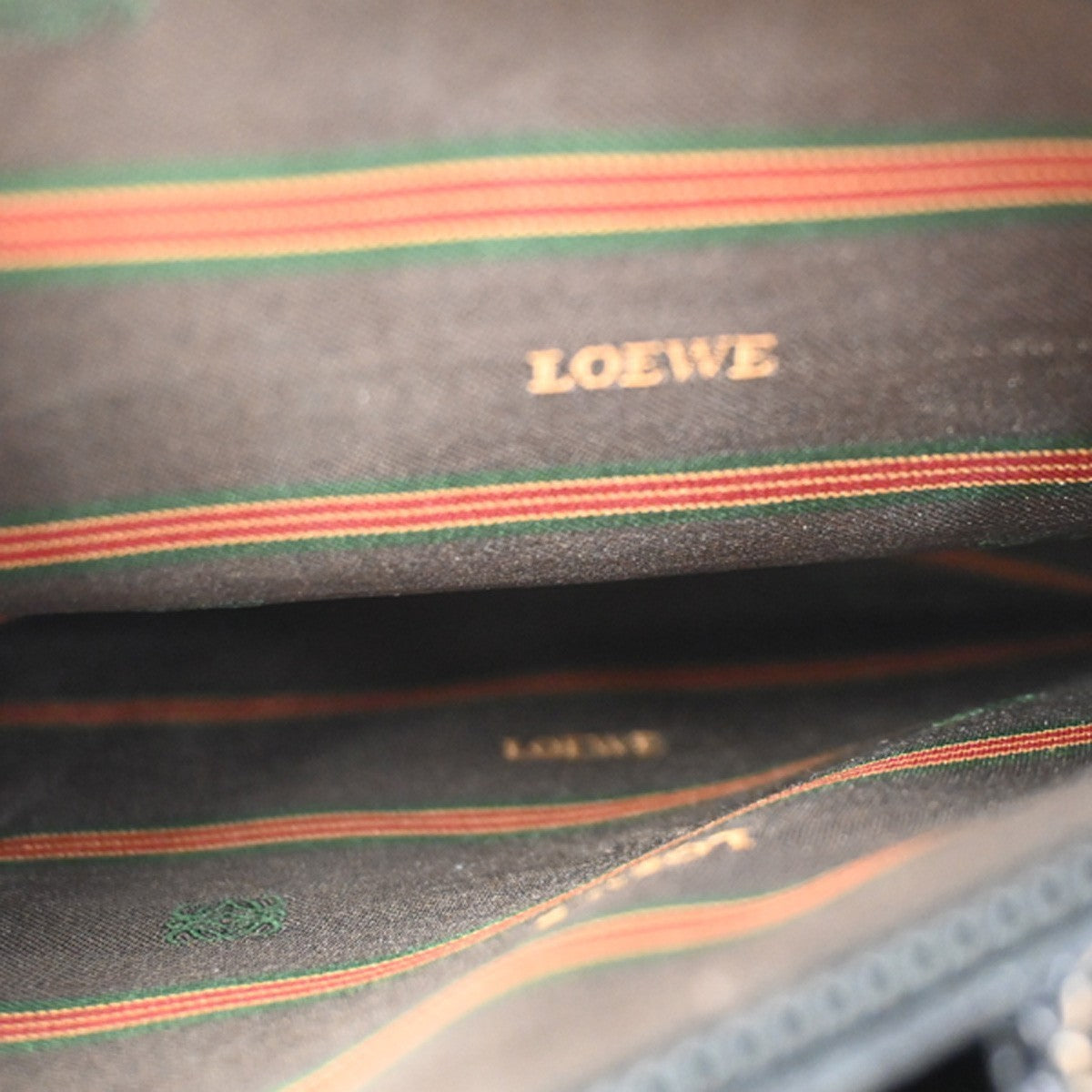 LOEWE Velazquez Twist Handle 2Way Shoulder Hand Bag Leather BN BK GHW 83KC689