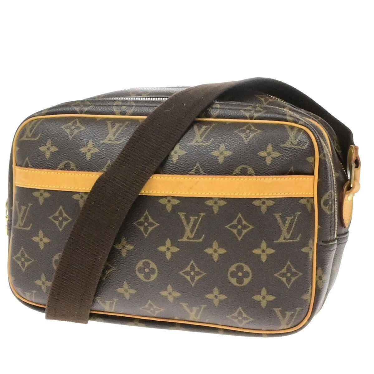 LOUIS VUITTON Reporter PM Crossbody Shoulder Bag Monogram Leather M45254 82EE133